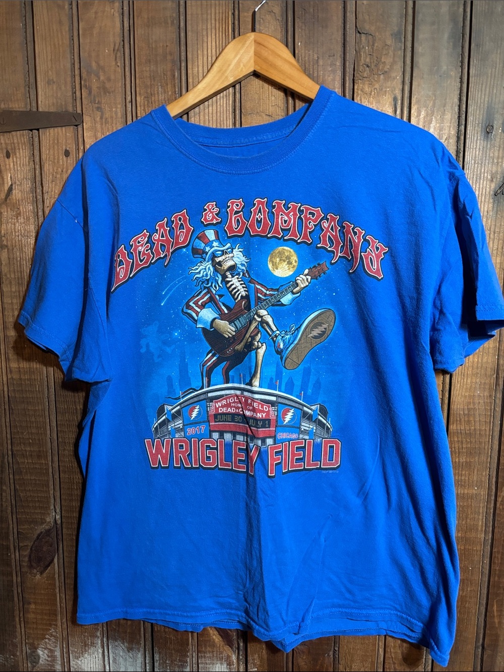 Liquid Blue Dead & Company 2017 Tour  T-Shirt - Wrigley Field